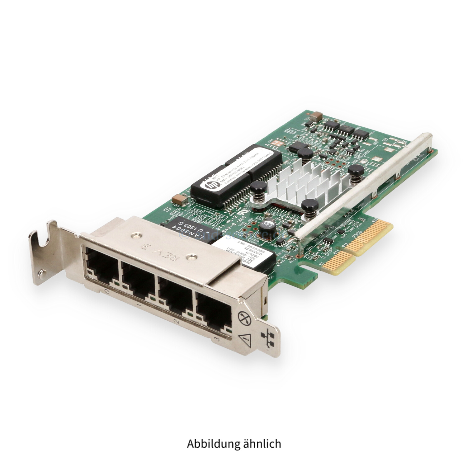 HPE 331T 4x RJ-45 1GbE PCIe Server Ethernet Adapter Low Profile 647594-B21 649871-001