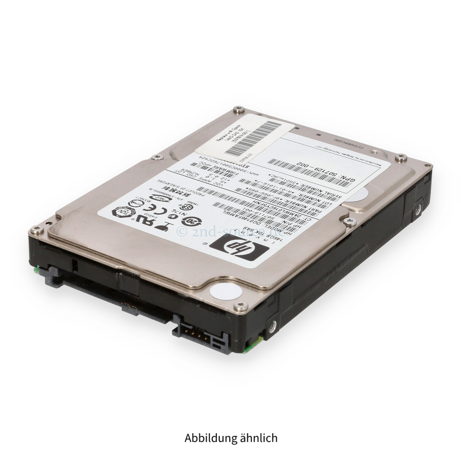 HPE 146GB 10k SAS 6G SFF DP HDD 537807-B21 537819-001