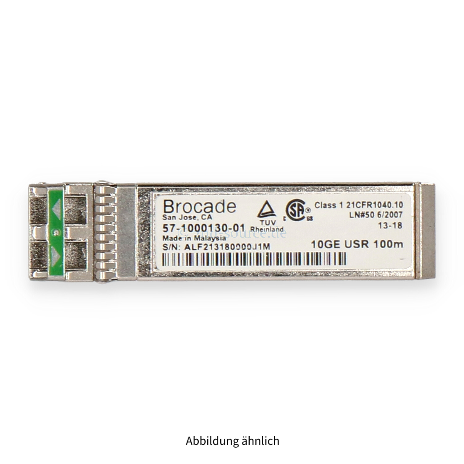 Brocade 10GBase-USR Shortwave SFP+ LC Transceiver Module 57-1000130-01 10G-SFPP-USR