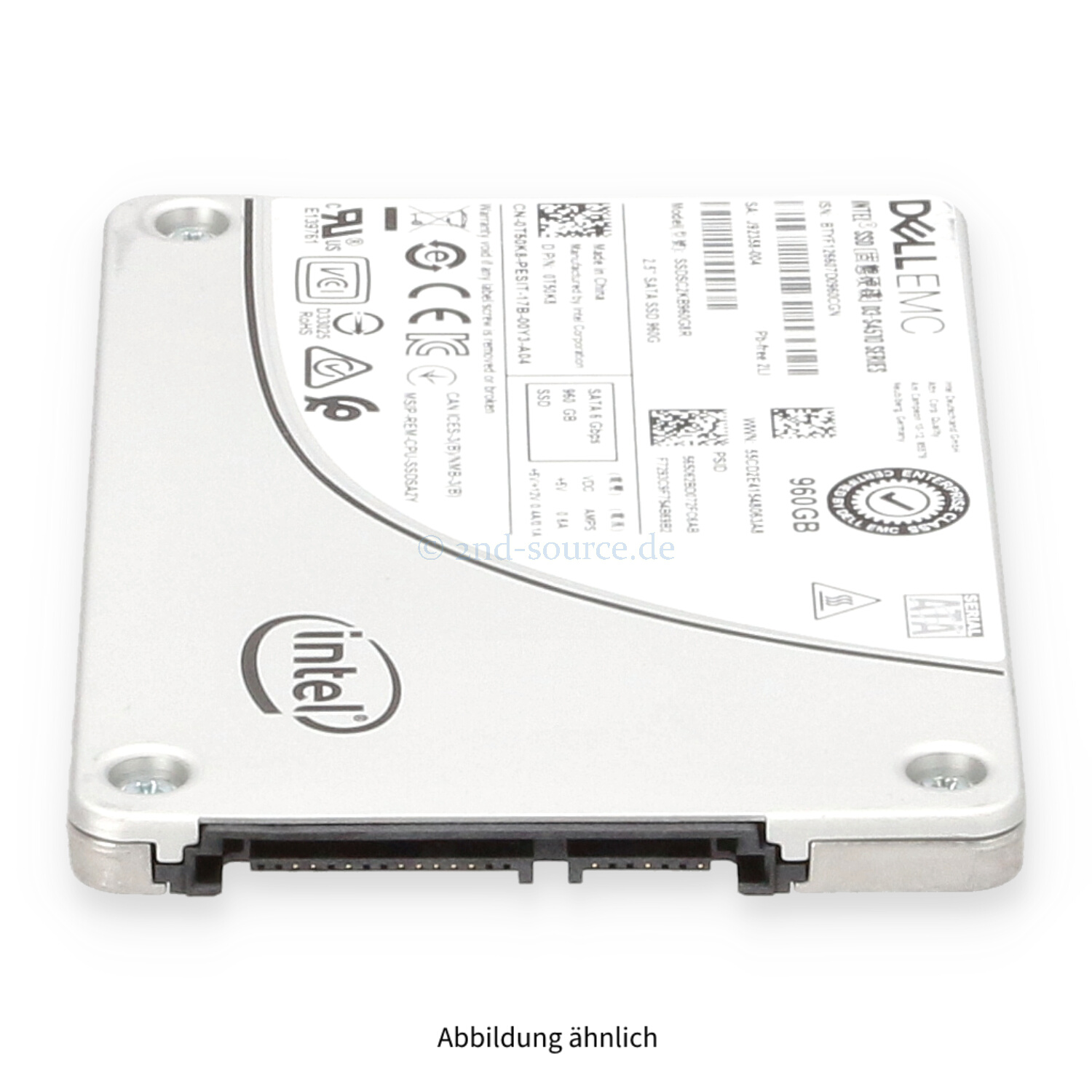 Dell 960GB SATA 6G SFF Read Intensive SSD T50K8 0T50K8