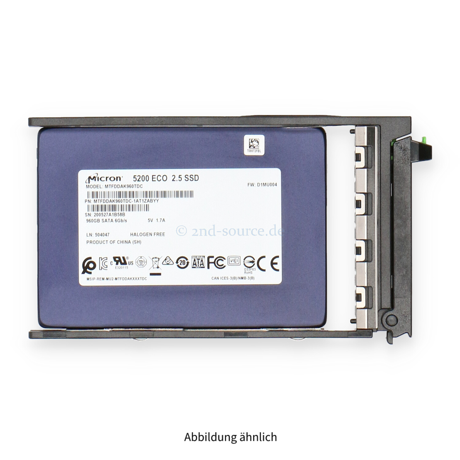 Fujitsu 960GB SATA 6G SFF HotPlug SSD S26361-F5701-L960 38060132