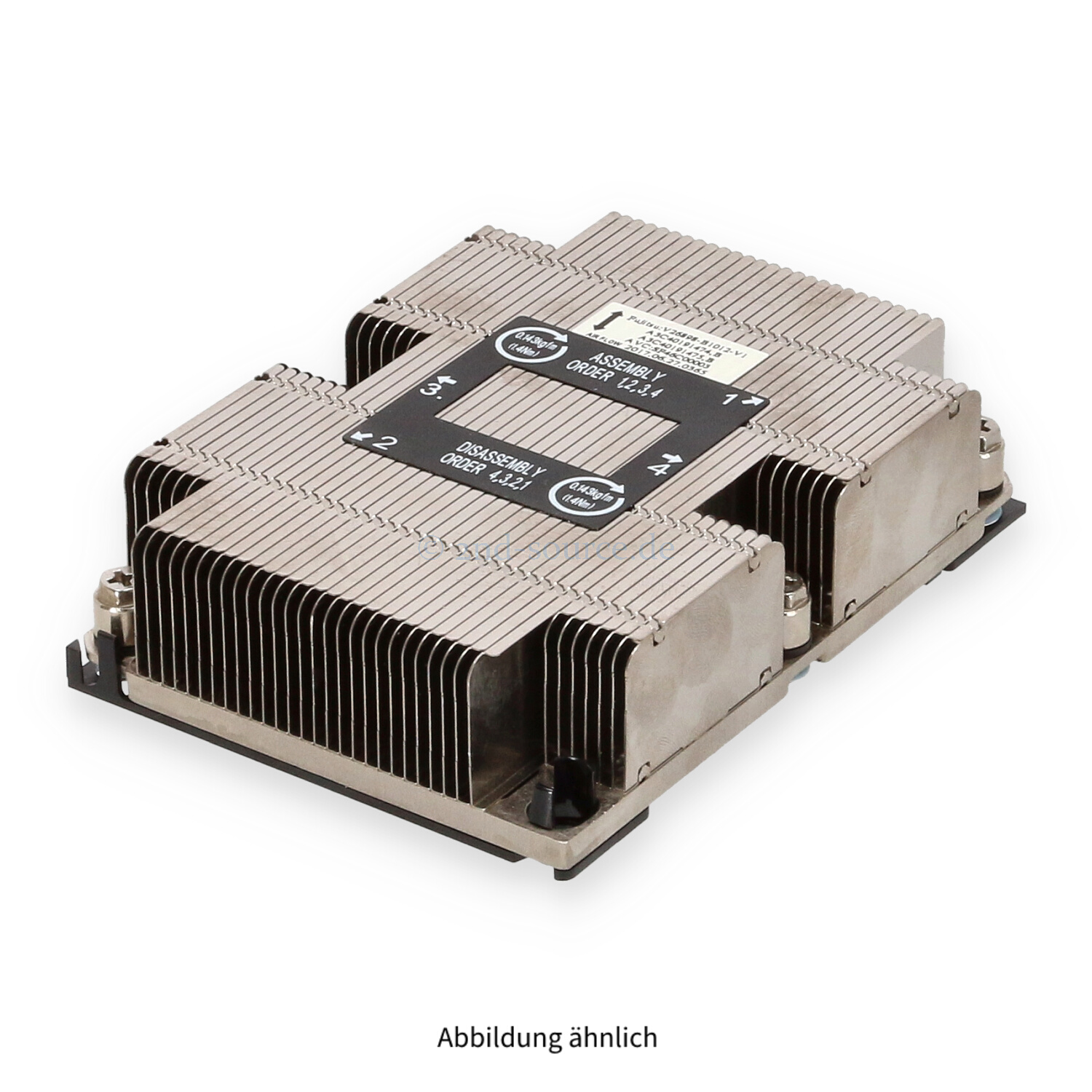 Fujitsu Heatsink RX2530 M4 V26898-B1012-V1 38057678 Fujitsu Heatsink RX2530 M4 V26898-B1012-V1 38057678