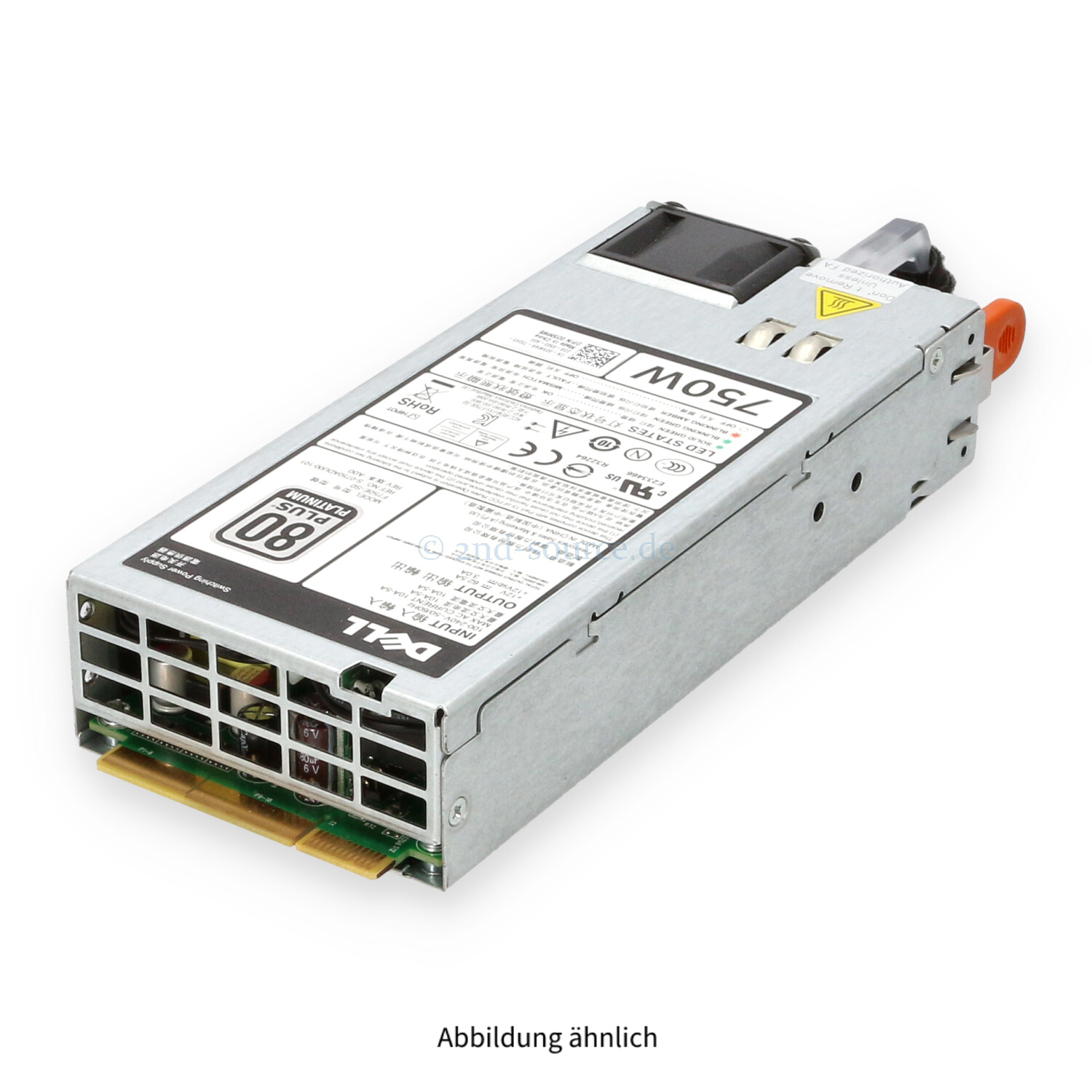 Dell 750W 80 Plus Platinum HotPlug Power Supply R620 R720 D5MW8 0D5MW8 Dell 750W 80 Plus Platinum HotPlug Power Supply R620 R720 D5MW8 0D5MW8