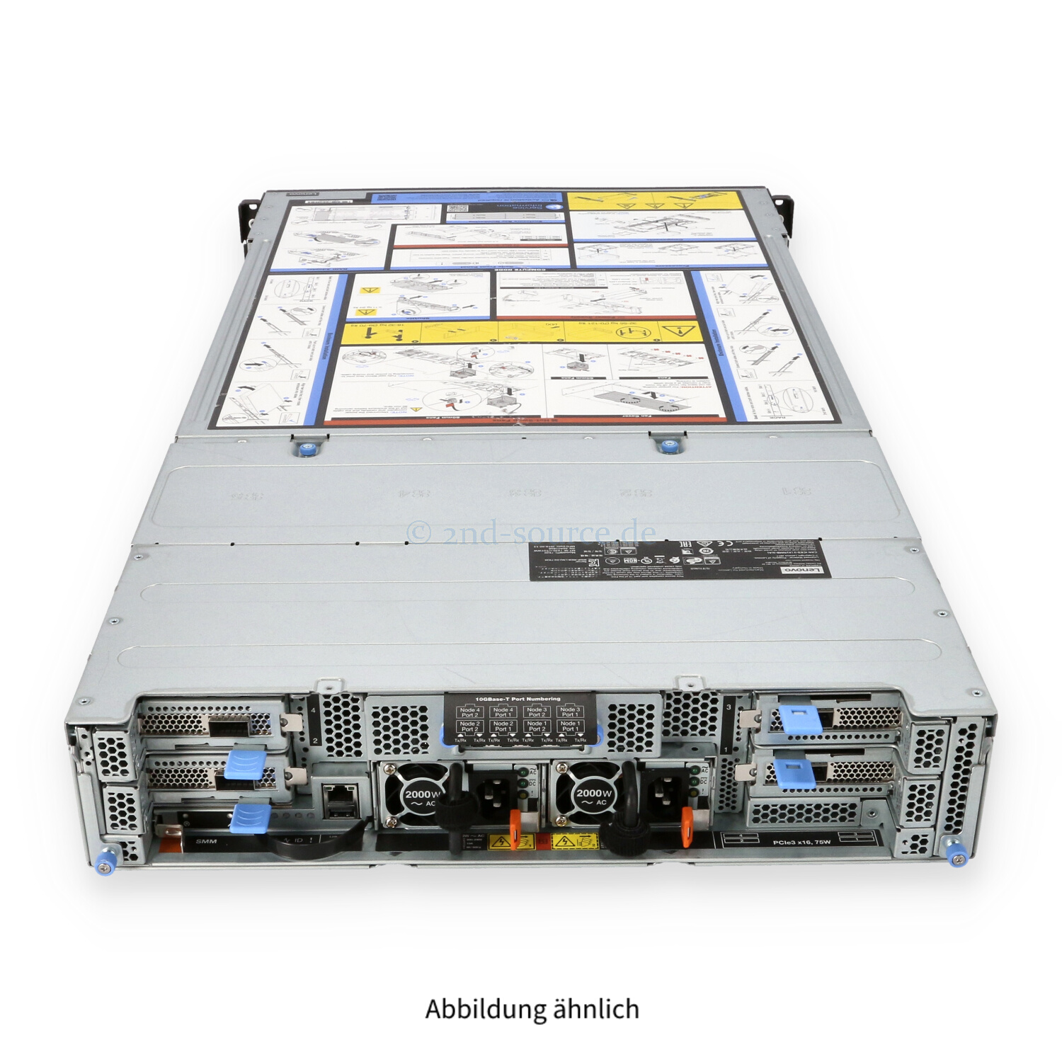 Lenovo D2 Enclosure 4x SD530 2P Gold 6150 2.70GHz 18C 256GB 2x 600GB 2x 2000W