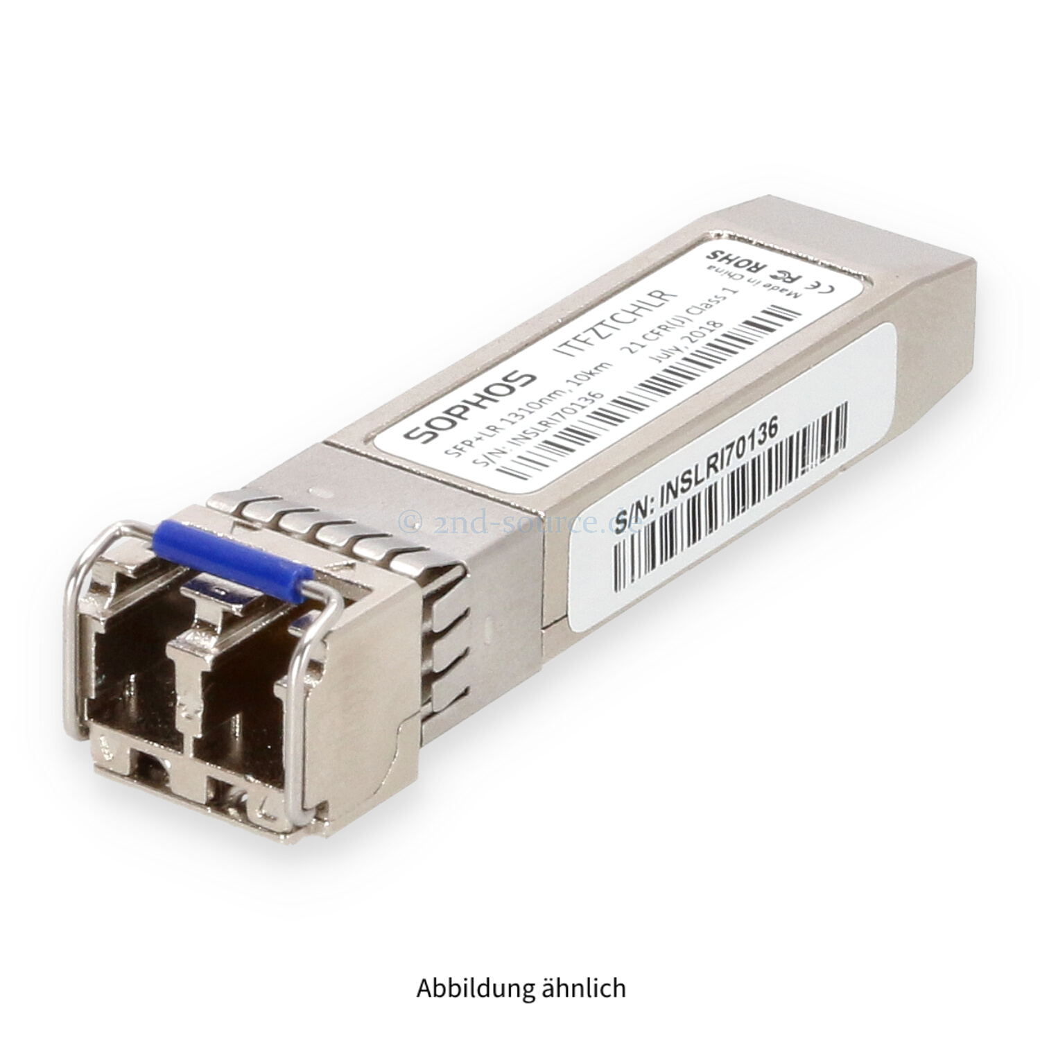 Sophos 10GBase-LR Longwave SFP+ Transceiver Module ITFZTCHLR