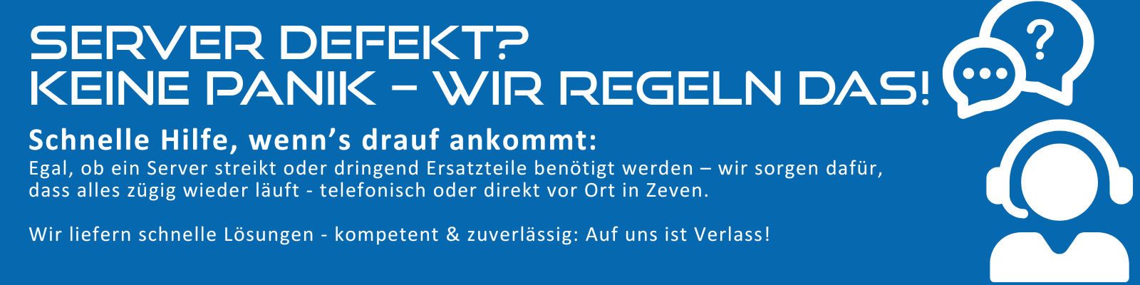 Server defekt - wir helfen - 2nd Source GmbH