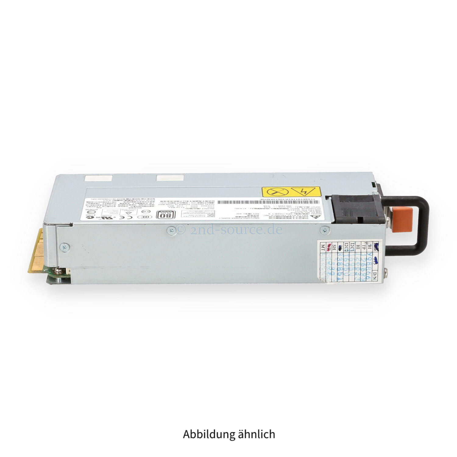 IBM 750W Platinum 80 Plus Power Supply x3650 M4 94Y8116 94Y8115 IBM 750W Platinum 80 Plus Power Supply x3650 M4 94Y8116 94Y8115