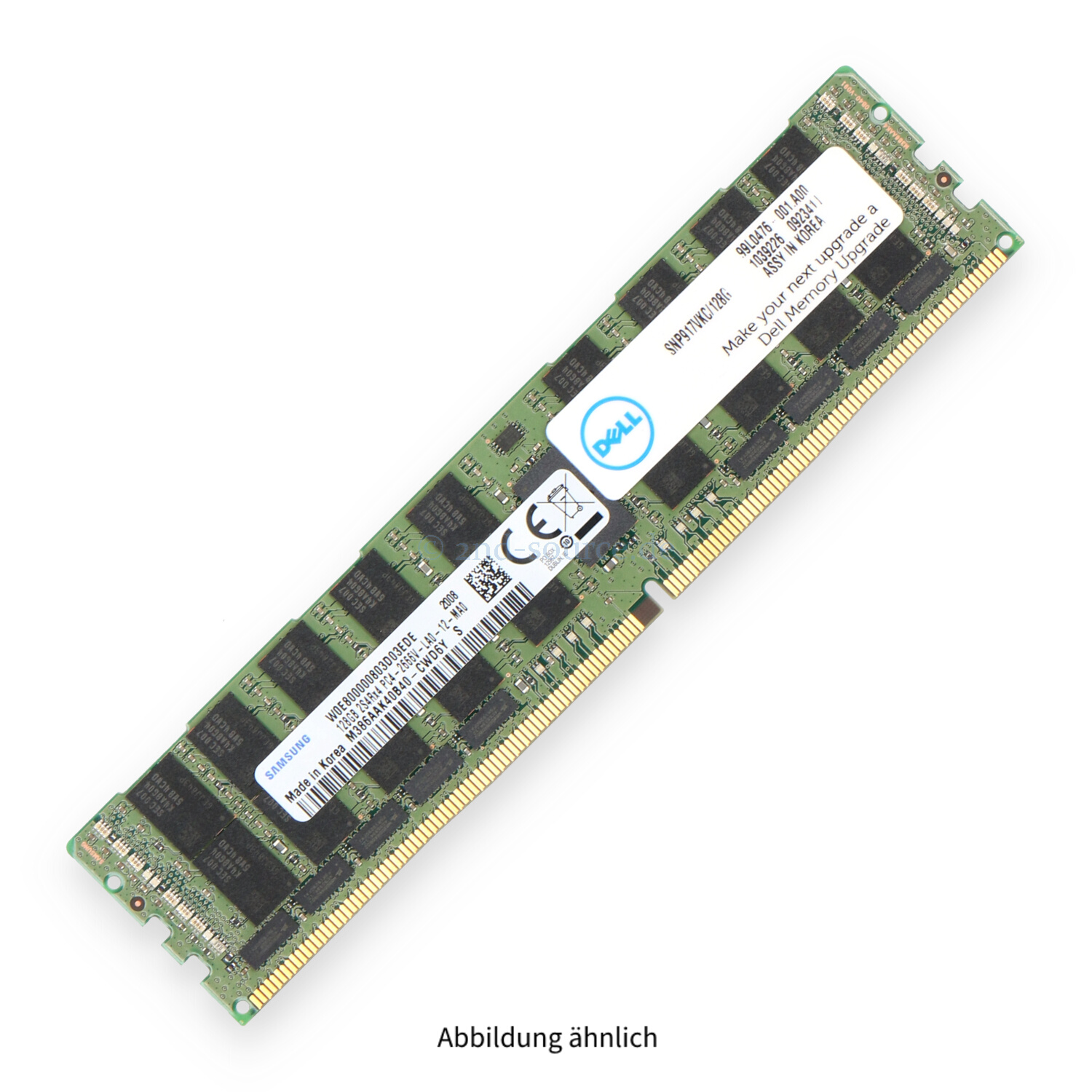 Dell 128GB PC4-21300V-L LRDIMM Octa Rank x4 (DDR4-2666) Load Reduced ECC SNP917VKC/128G Dell 128GB PC4-21300V-L LRDIMM Octa Rank x4 (DDR4-2666) Load Reduced ECC SNP917VKC/128G