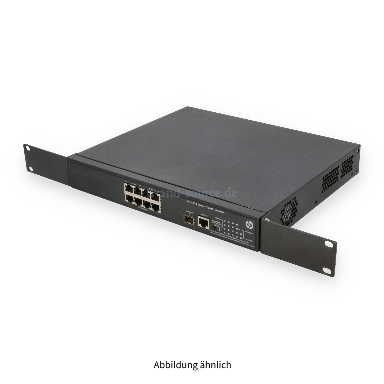 HPE FlexNetwork 5120-8G-PoE+ 8x RJ-45 1GbE PoE+ 1x SFP 1GbE SI Switch JG309B JG309-61201 HPE FlexNetwork 5120-8G-PoE+ 8x RJ-45 1GbE PoE+ 1x SFP 1GbE SI Switch JG309B JG309-61201