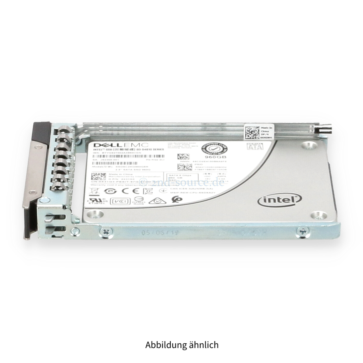 Dell 960GB SATA 6G SFF Mixed Use HotPlug SSD X31G3 0X31G3