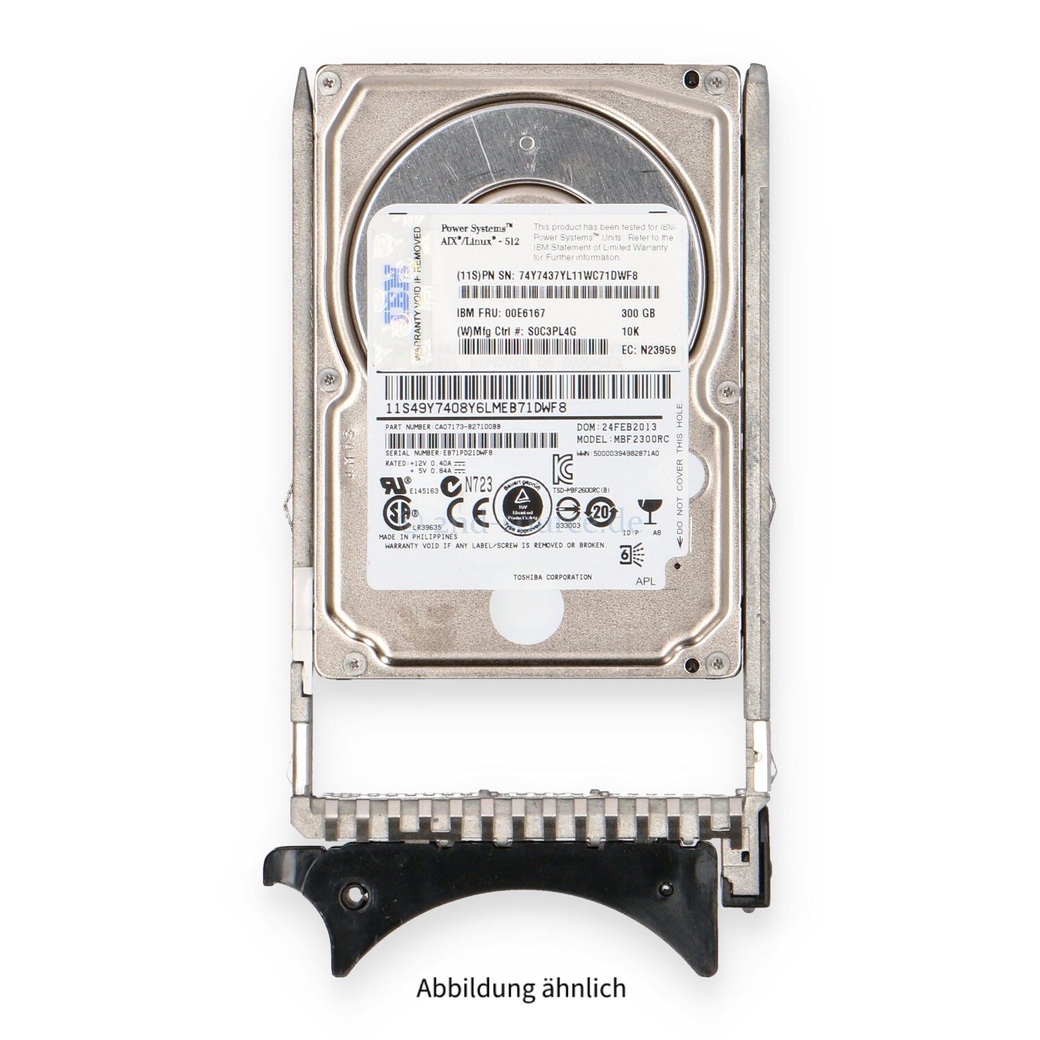 IBM 300GB 10k SAS 6G SFF HotPlug HDD AIX/Linux Power 750 760 770 780 00E6167 74Y7437 44V8185 FC 1885