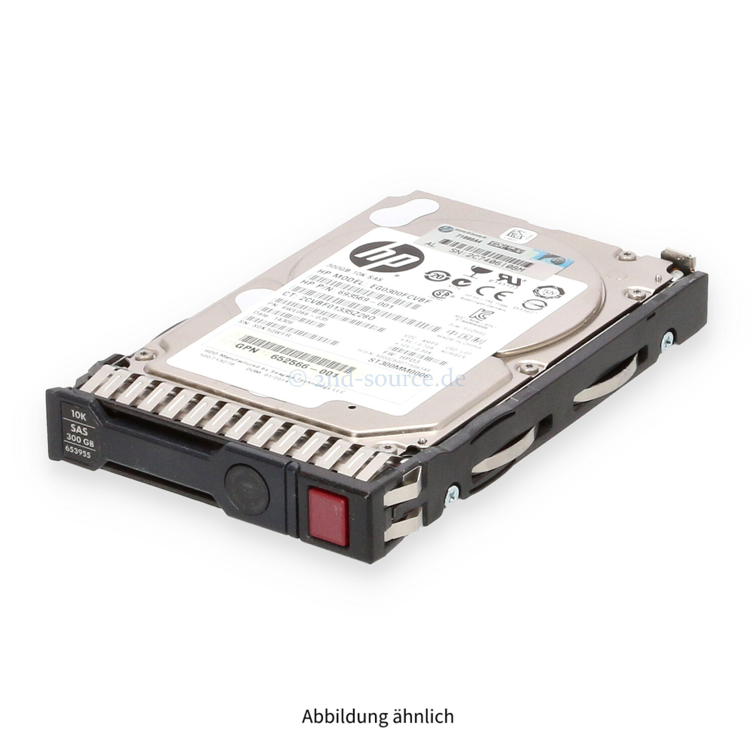 HPE 300GB 10k SAS 6G SFF SC HotPlug HDD 652564-B21 653955-001