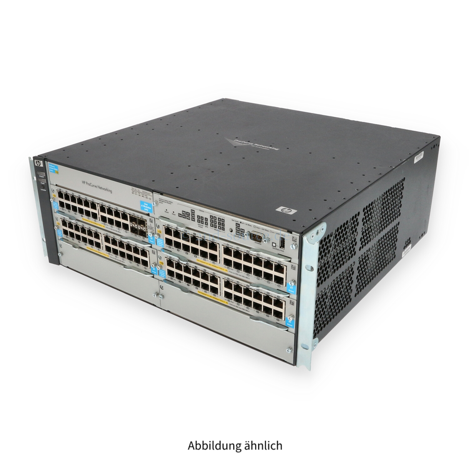 HPE ProCurve Switch 5406zl 92x 1GbE PoE 4x 1GbE SFP inkl. Management Module 2x 875W Switch J8697A
