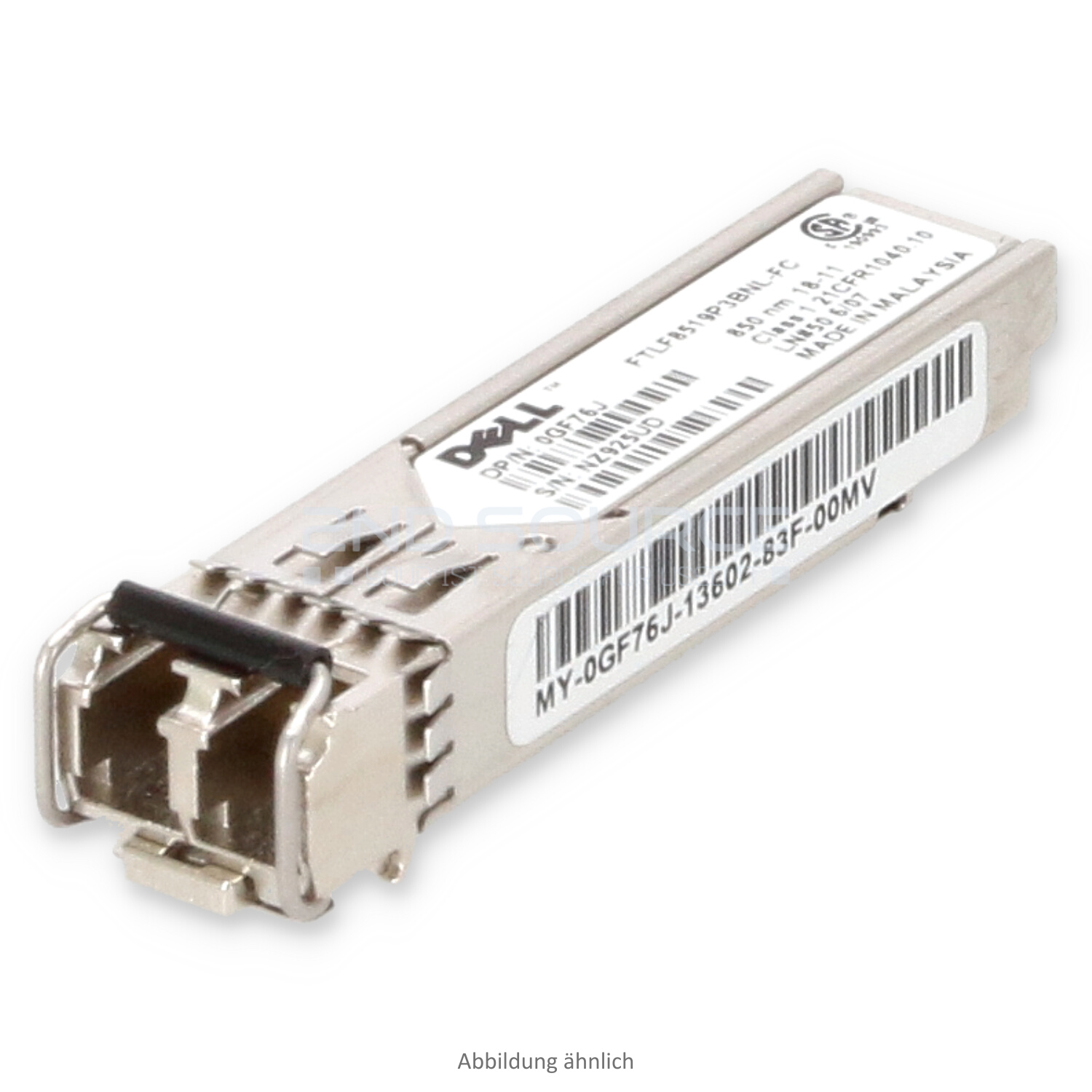 Dell 1000Base-SX Shortwave FC SFP Transceiver Module GF76J 0GF76J