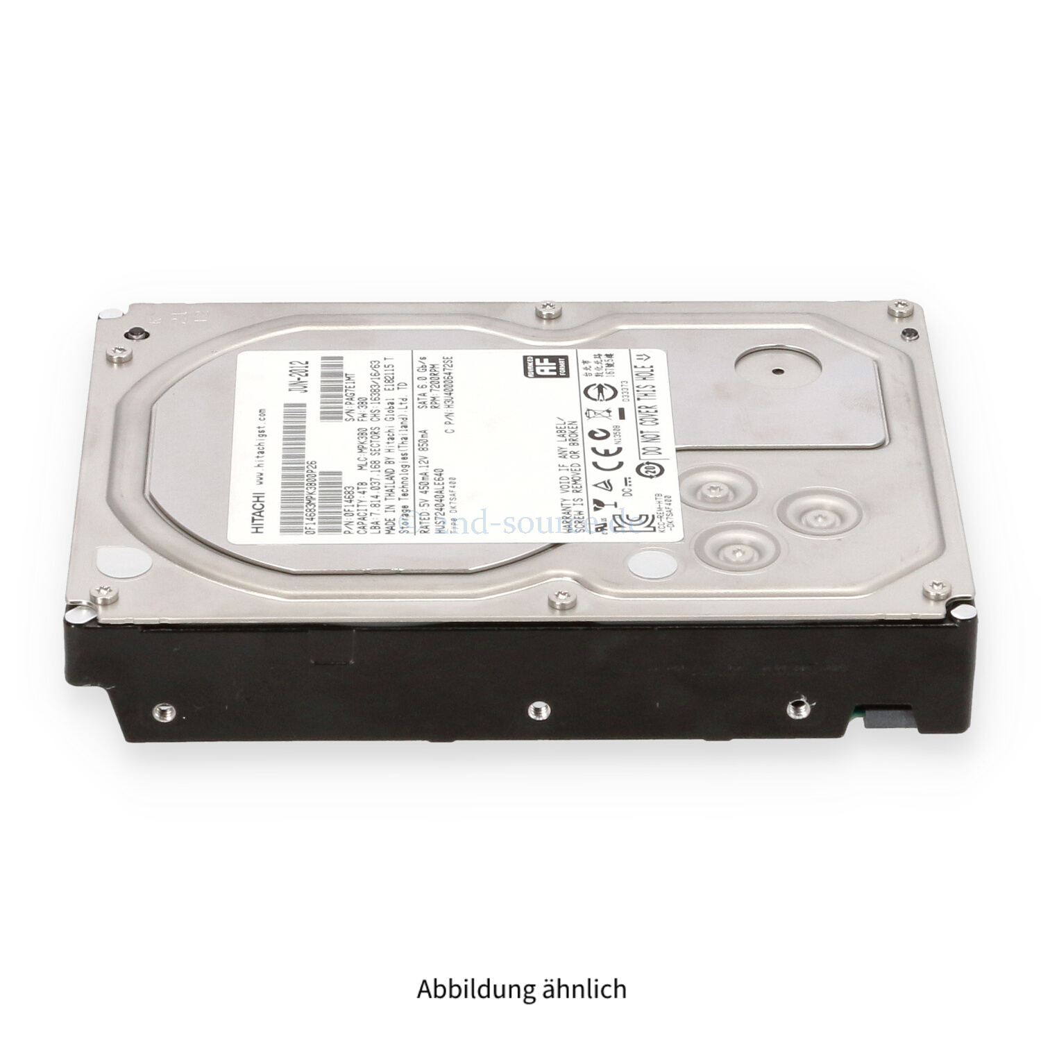 Hitachi Ultrastar 4TB 7.2k SATA 6G LFF HDD HUS724040ALE640 0F14683