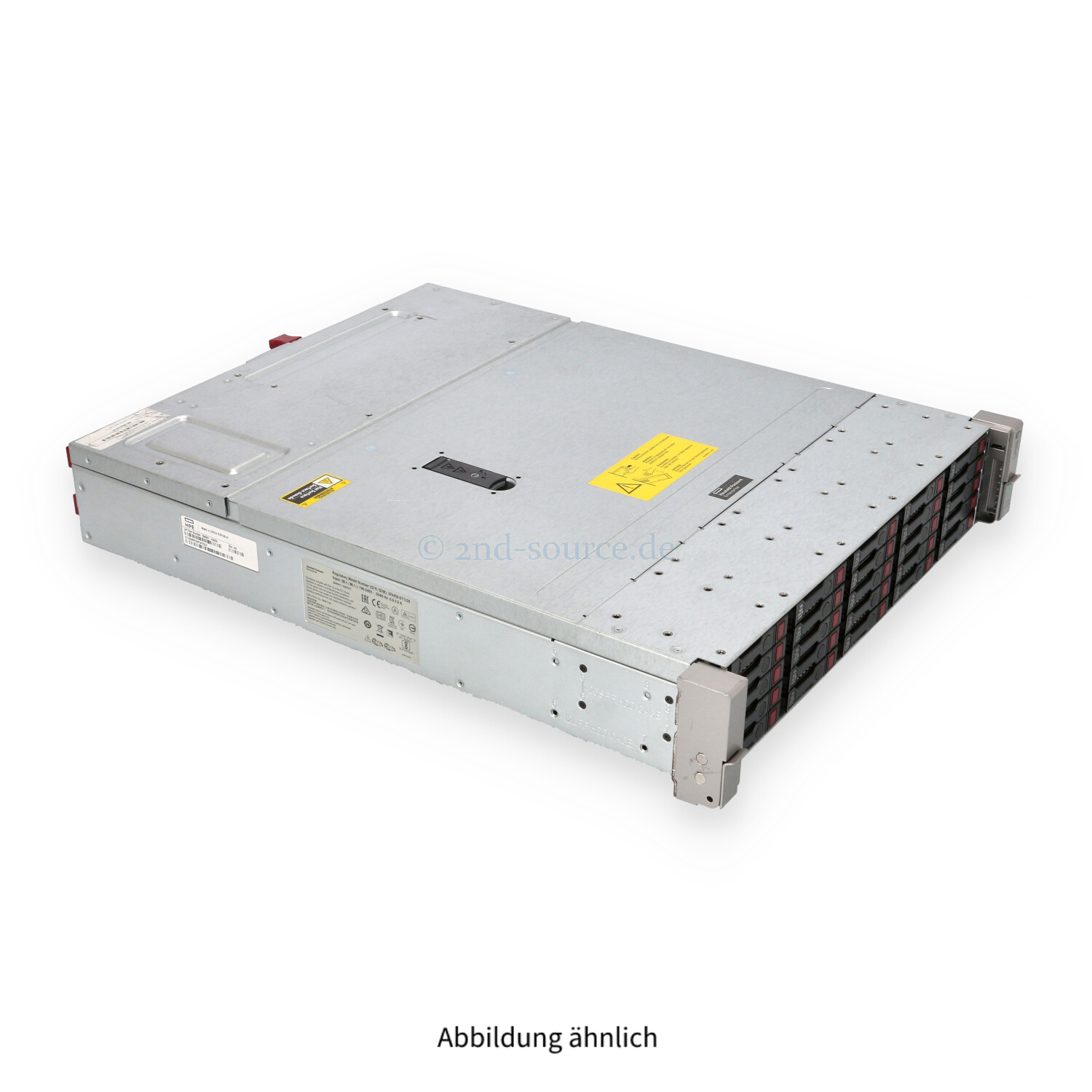 HPE StorageWorks D3700 Disk Enclosure mit 25x 600GB 10k SAS 6G SFF HDD (15TB) 2x 460W B7E40A QW967A