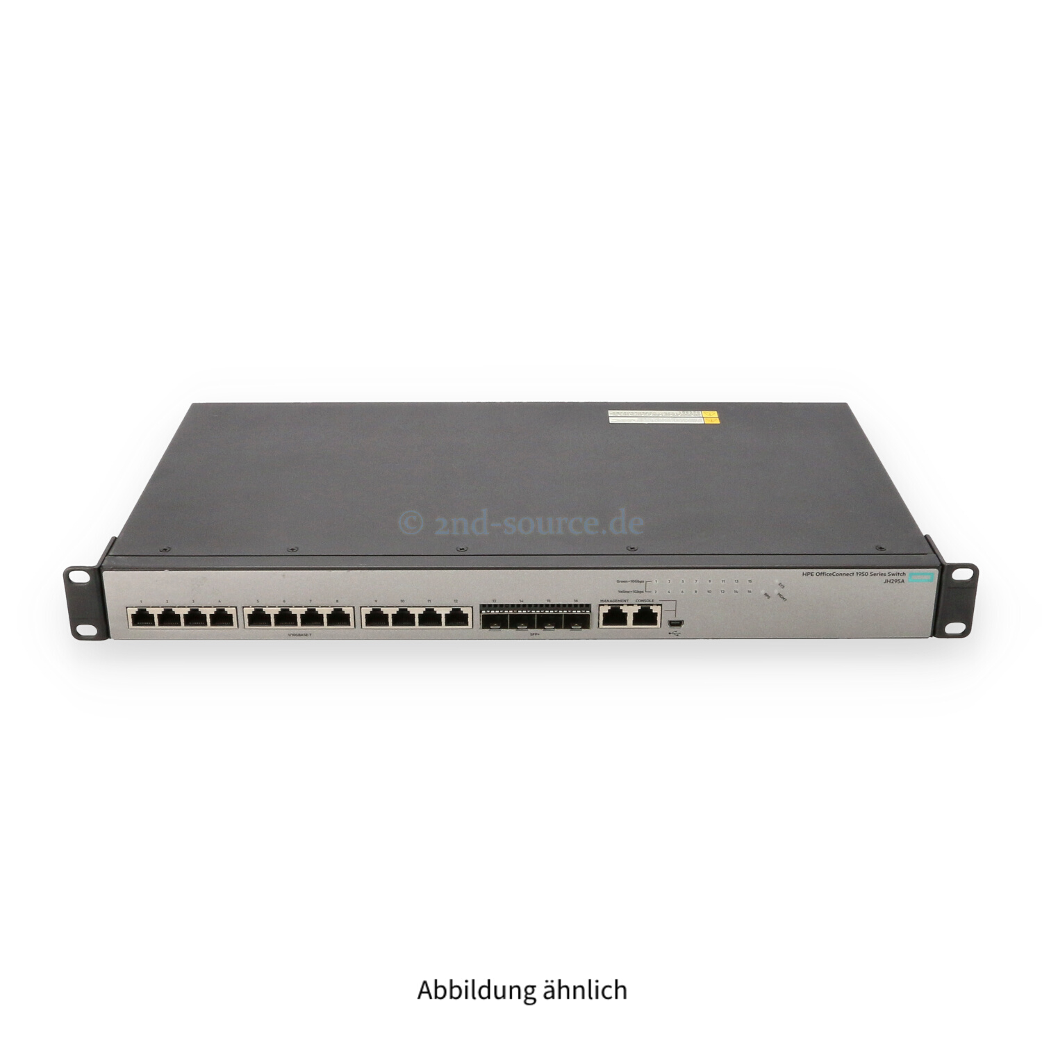 HPE OfficeConnect 1950-12XGT-4SFP+ 12x 10GBase-T 4x SFP+ 10G Switch JH295A
