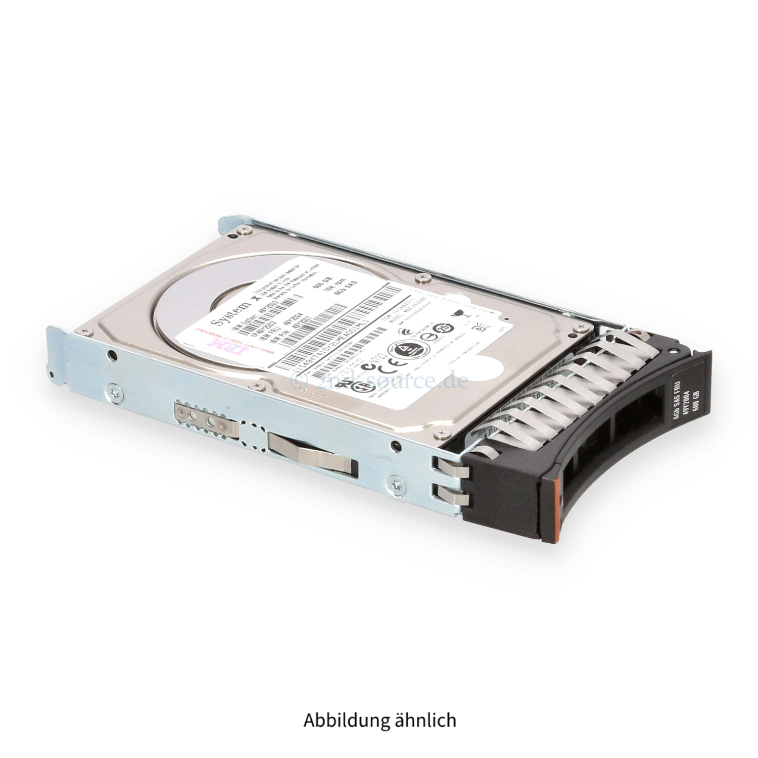 IBM 600GB 10k SAS 6G SFF HotPlug HDD x3550 M2 M3 x3650 M2 M3 49Y2003 49Y2004 49Y2007