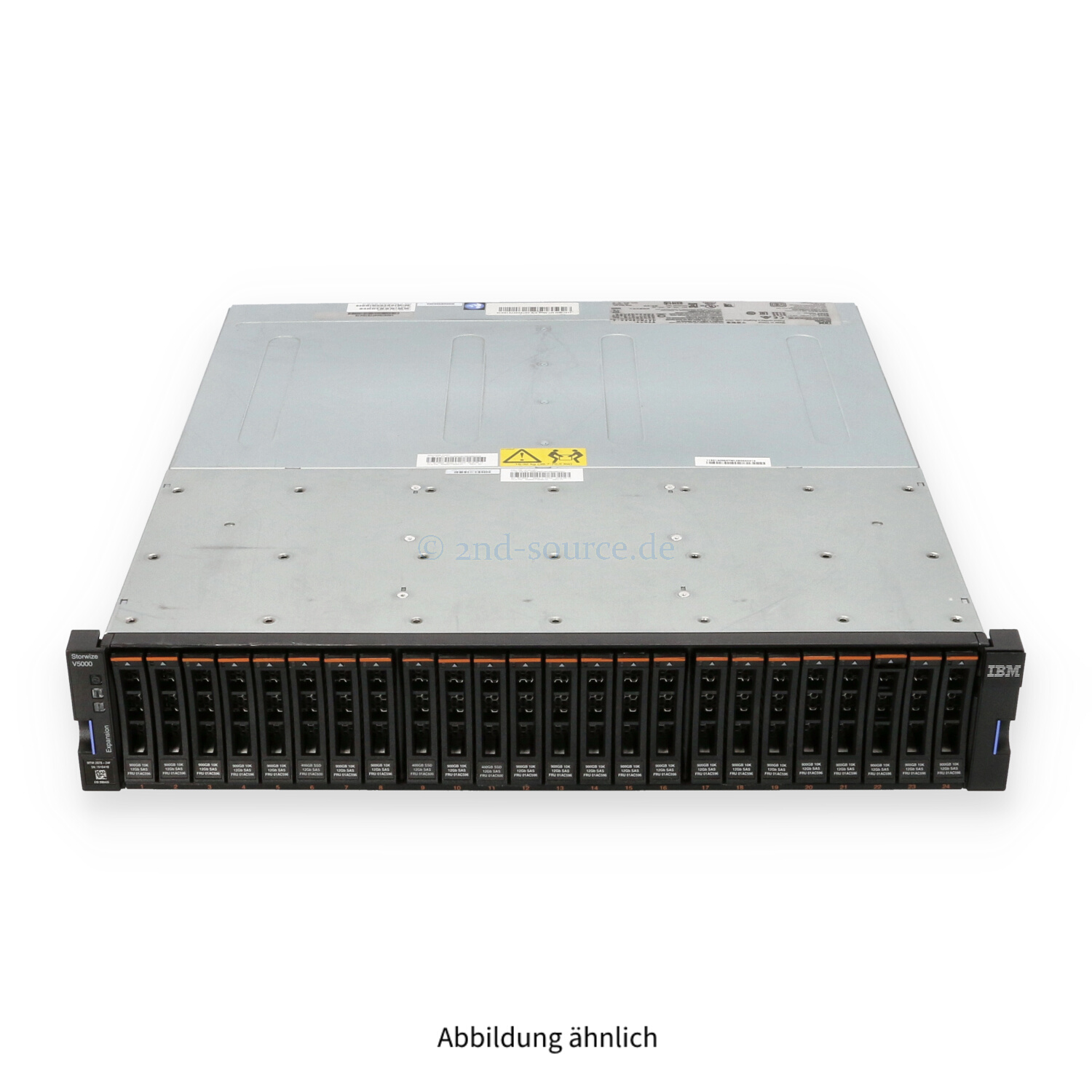 IBM V5000 G2 Expansion mit 24x 900GB 10k SAS 12G SFF (21.6TB) 2x 800W 2078-24E IBM V5000 G2 Expansion mit 24x 900GB 10k SAS 12G SFF (21.6TB) 2x 800W 2078-24E
