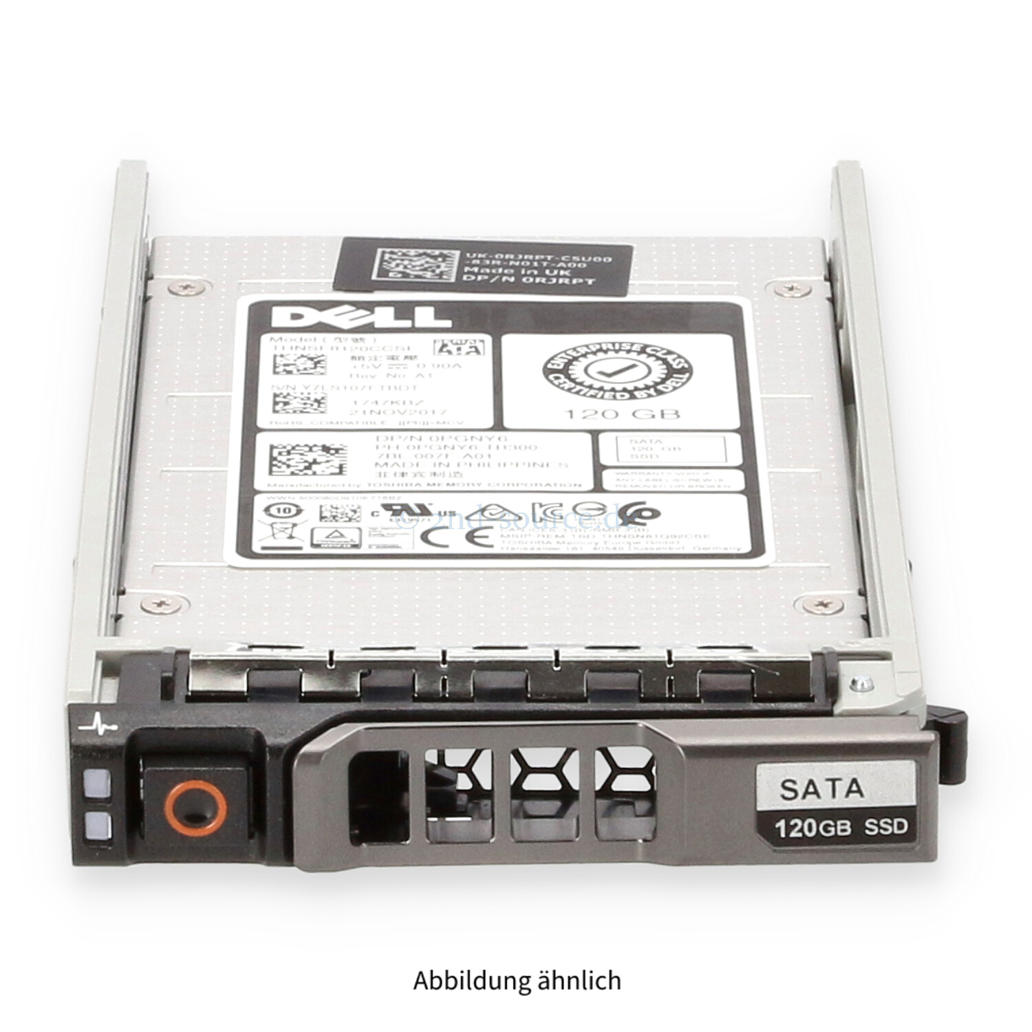 Dell 120GB SATA 6G SFF Mixed Use HotPlug SSD 400-AUUD PGNY6 0PGNY6