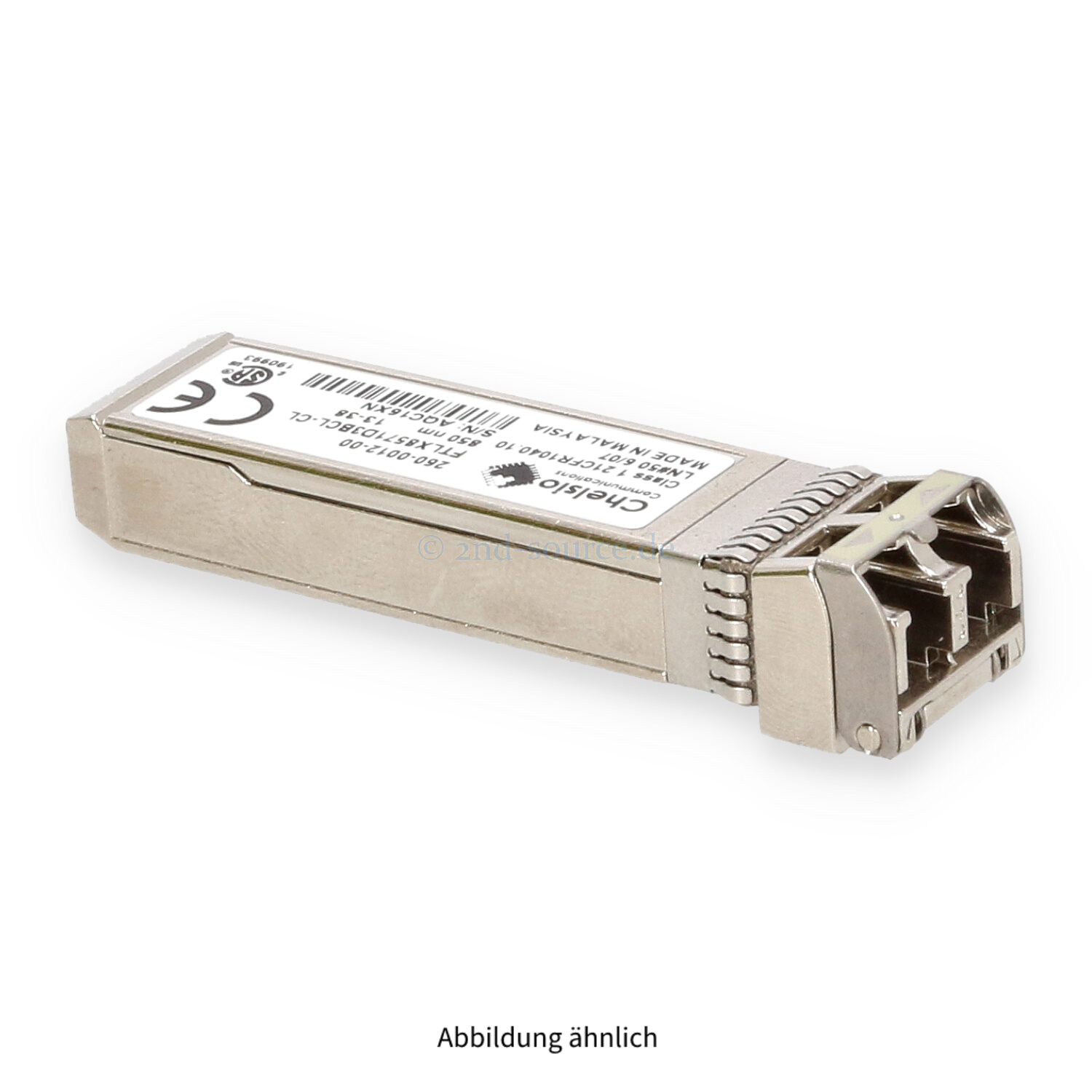 Chelsio 10GB Shortwave FC SFP+ Transceiver Module FTLX8571D3BCL-CL Chelsio 10GB Shortwave FC SFP+ Transceiver Module FTLX8571D3BCL-CL