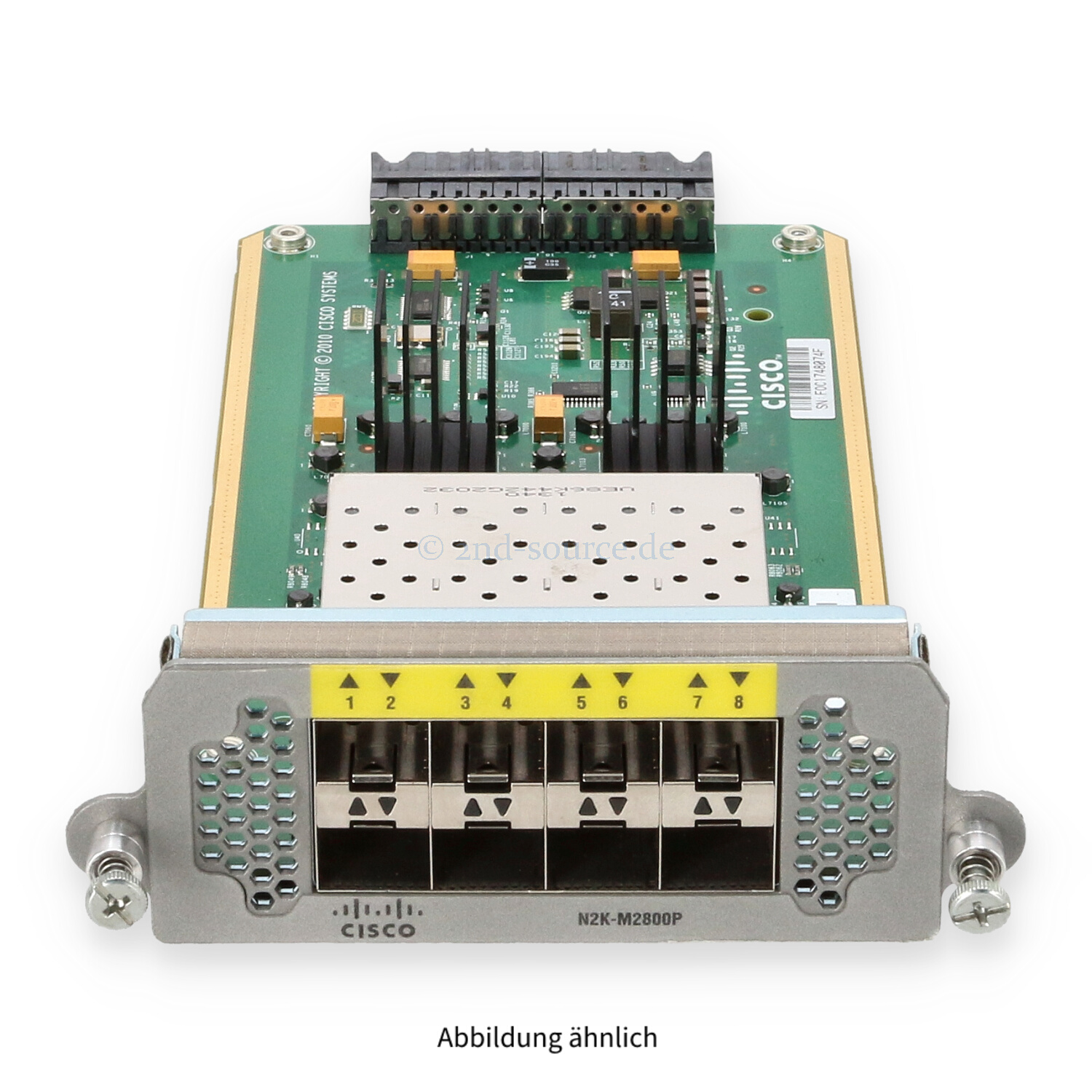 Cisco Nexus 8x10GBBase-T SFP+ Switch Module N2K-M2800P Cisco Nexus 8x10GBBase-T SFP+ Switch Module N2K-M2800P