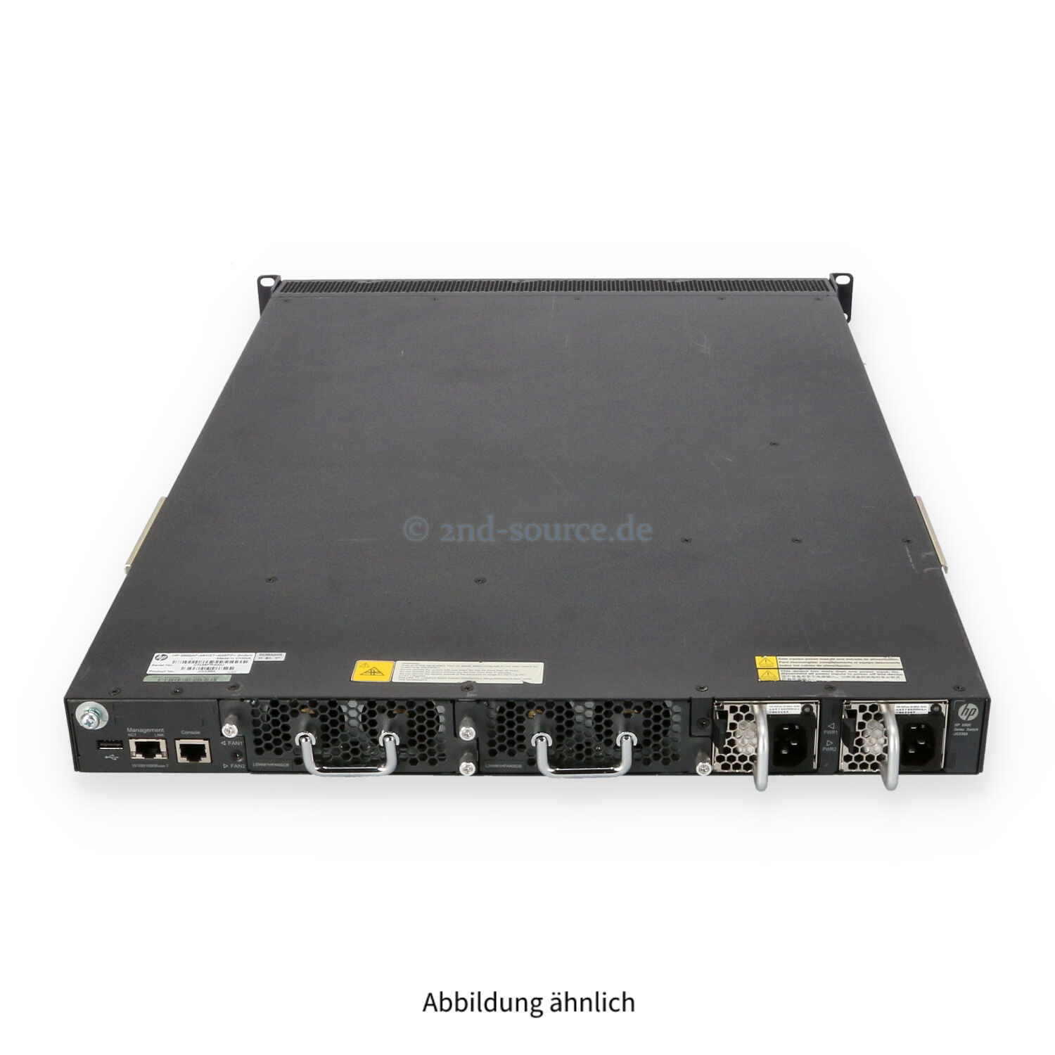 HPE A5900AF-48XGT-4QSFP+ 48x10GBase-T 4xQSFP+ 40G F-to-R Switch JG336A