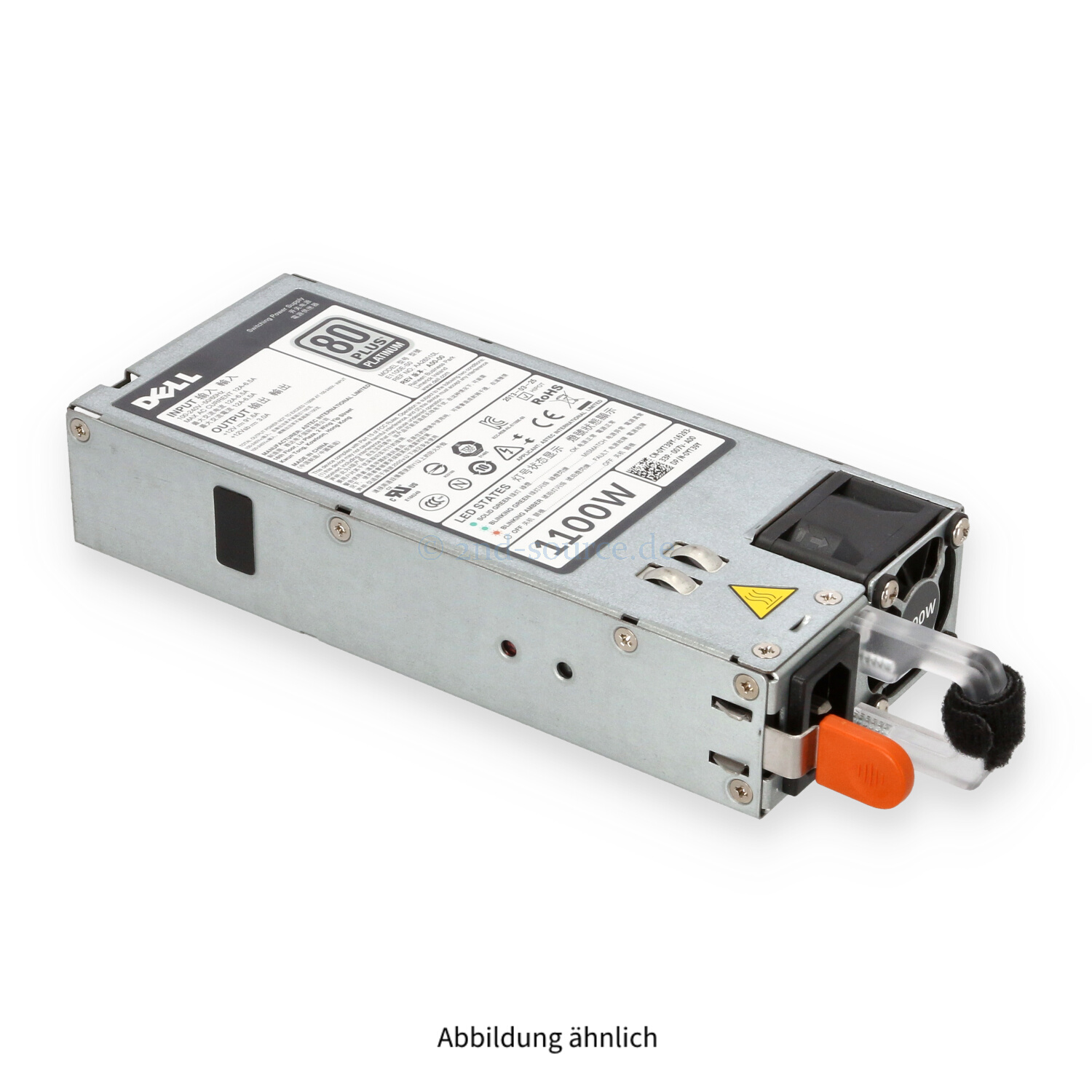 Dell 1100W 80 Plus Platinum HotPlug Power Supply R520 R620 R720 R820 R920 YT39Y 0YT39Y
