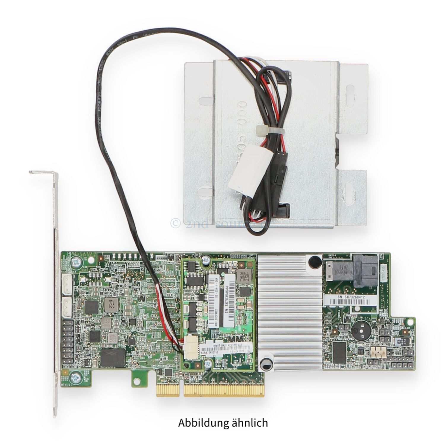Intel 12G PCIe SAS RAID Controller inkl. Battery Pack High Profile